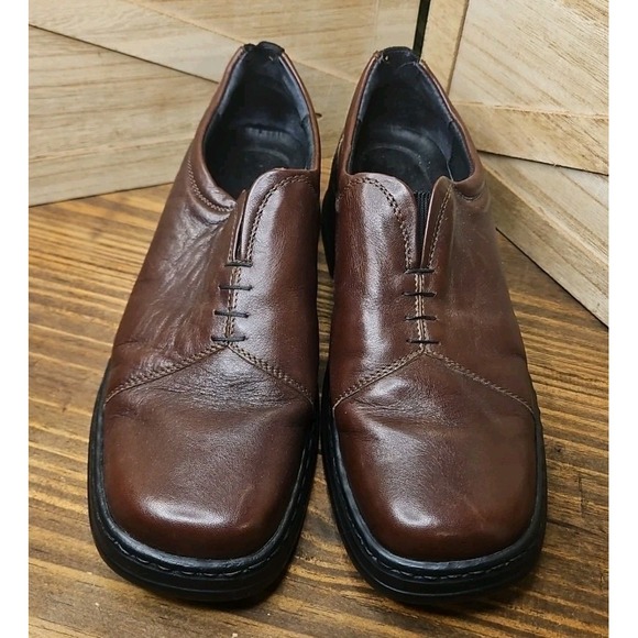 Josef Seibel Shoes - Josef Seibel Slip On Comfort Loafers Shoes Women Sz 8 39 Brown Leather Darla 435